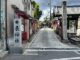 灯籠の塗装替え